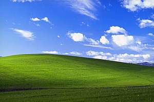 蓝天白云绿草地壁纸:Windows XP退役带不走的经典