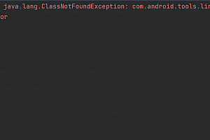 Caused by: java.lang.ClassNotFoundException: com.android.tools.lint.client.api.Vendor